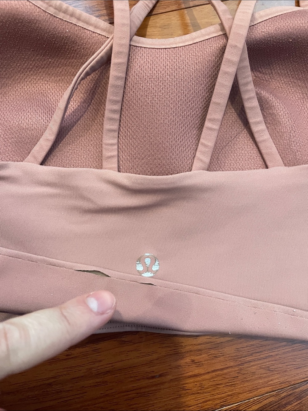 Lululemon like a cloud longline light support bra b/c cup size 8 - Picture 3 of 4